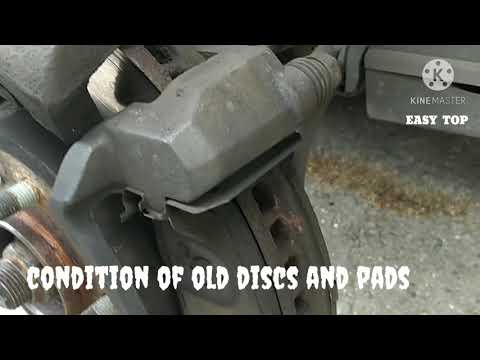 CHEVROLET CAPTIVA change break pads and discs ///  ШЕВРОЛЕ КАПТИВА замена тормозных дисков и колодок