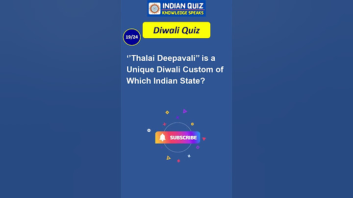 ‘’Thalai Deepavali’’ is a Unique Diwali Custom of Which Indian State?| #shorts #Indianquiz