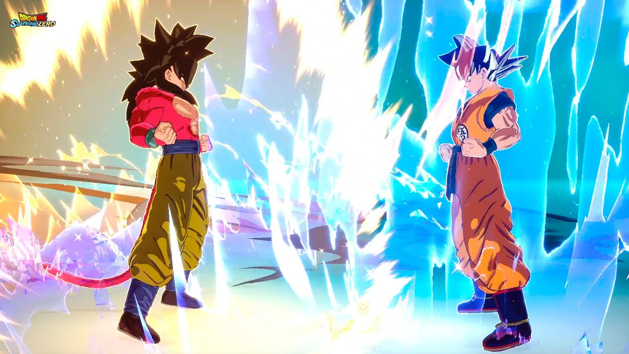 Dragon Ball Sparking! ZERO - Goku SSJ4 vs Goku UI (Custom Battle)