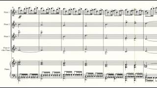 Game of Thrones - arranged for four flutes and piano Resimi
