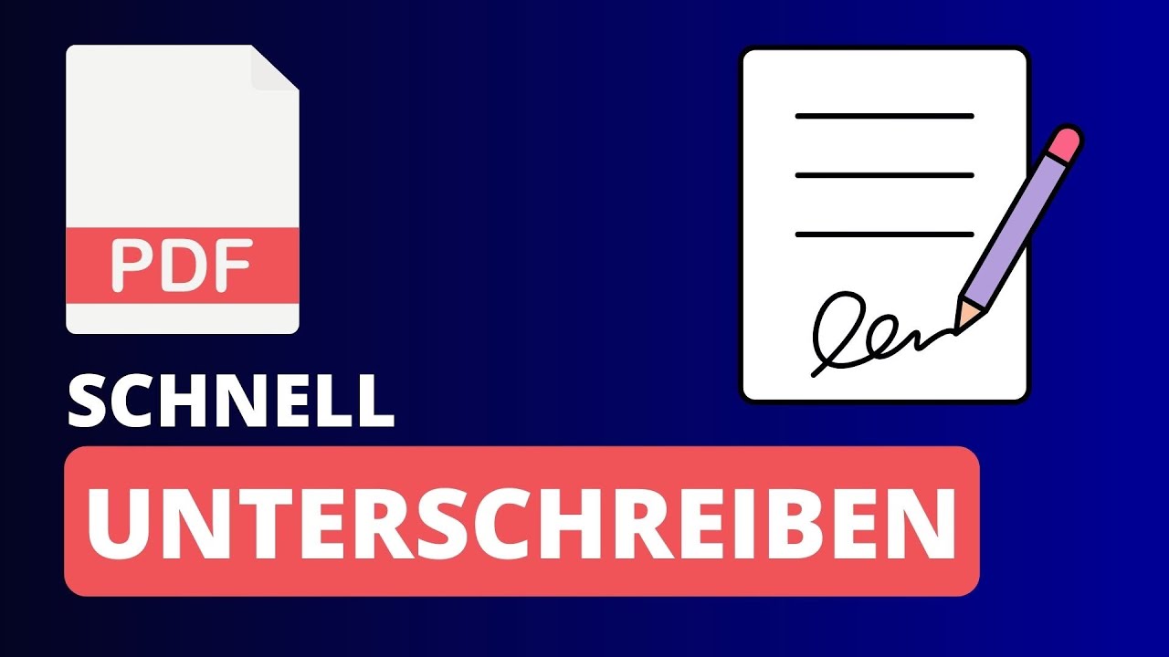 Was Passiert Wenn Man Eine Unterschrift Fälscht Dokumente digital signieren / unterschreiben - Einfache Anleitung (auch