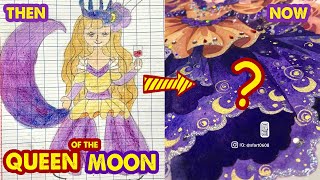 Drawing Queen Of The Moon Inspired By Childhood Art Huta Chan Studio