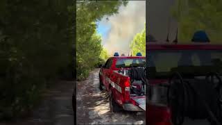 Пожежники Апулії борються з полум'ям @rds_prom #reels #equipment #italy #flame