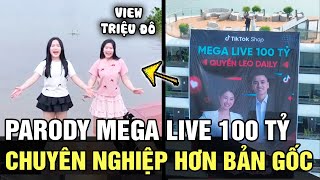 Phiên live 100 TỶ gây tranh cãi của Quyền Leo Daily bất ngờ được dân tình đua nhau PARODY | TÁM TV