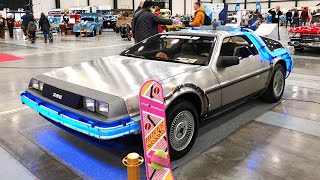 Машина времени DeLorean DMC-12 в России: экстерьер и подсветка спорткара из фильма 