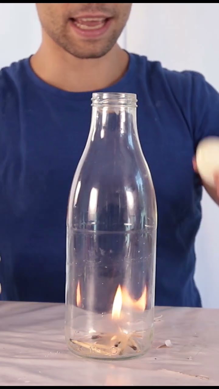 Cómo meter tus huevos en una botella ?