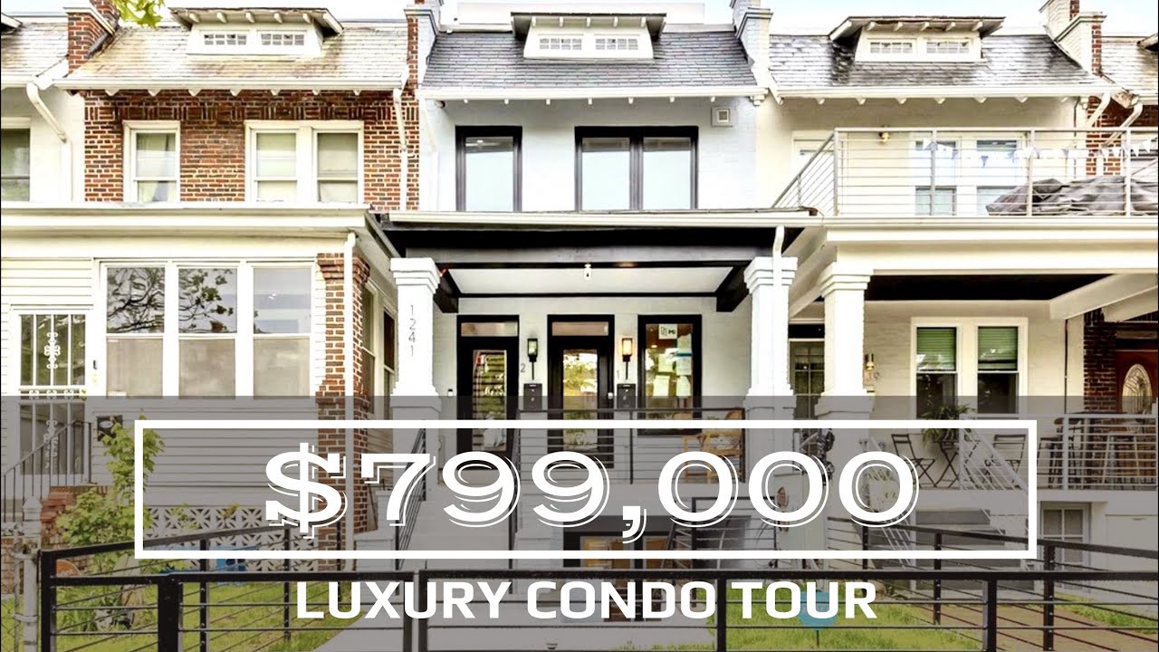 Luxury DC Condo Tour Trinidad NE Washington DC Brand New 2 Level