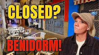 Benidorm - Does the OLD TOWN CLOSE in December?