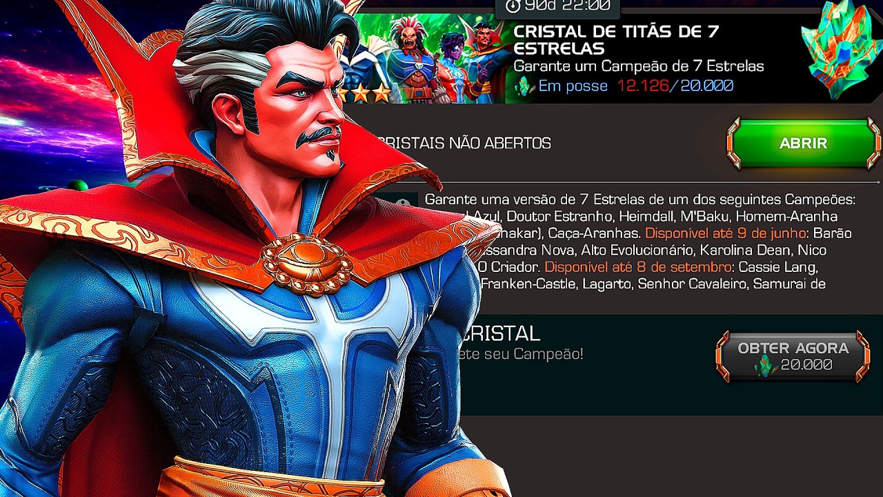 🔴VIROU O TITÃ! ABERTURA DE CRISTAIS, VEM DR.ESTRANHO! - Marvel Contest of Champions