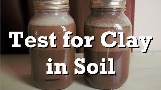 Test for Clay in Soil