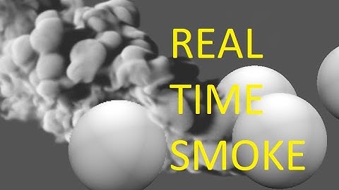 Amazing GPU Smoke Demo Nvidia Flow (NvFlow)