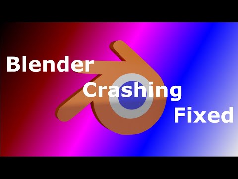 Blender 2.80 Sudden crashing When rendering or in shader editor fixed 2020