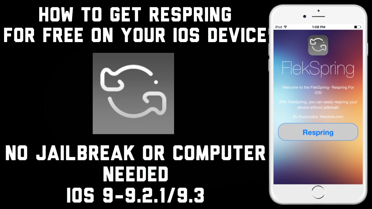How To Get Respring iOS 9-9.2.1/9.3(No Jailbreak Or Computer)(iPhone ...
