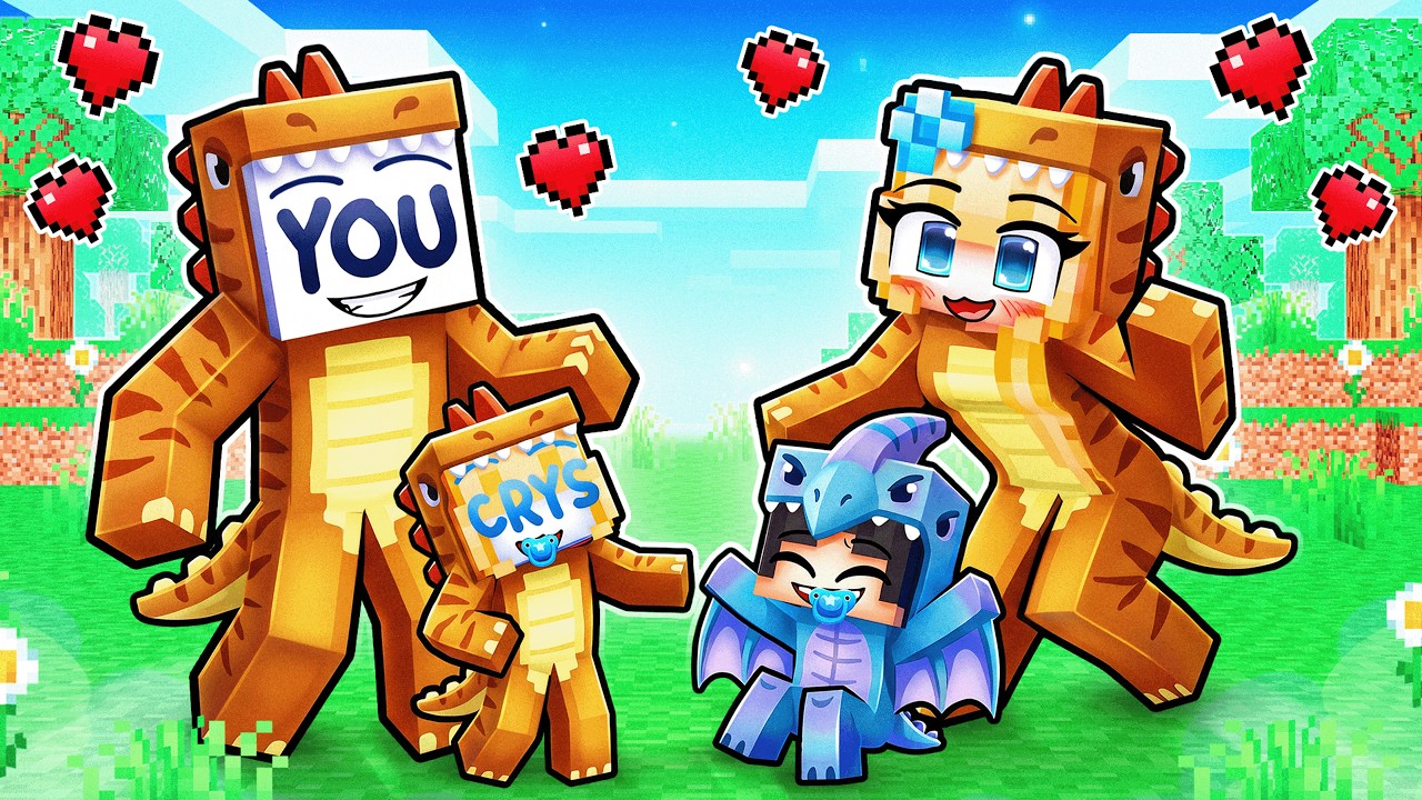 You Have a DINOSAUR Family in Minecraft!