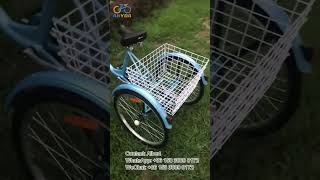 Wholesale 24-inch Adult Pedal Tricycle #tricycle #trike #3wheelbike #trikebike #bike