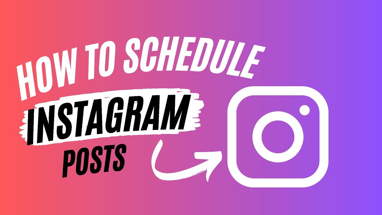 How to schedule your Instagram Post - YouTube