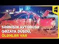 Sərnişin avtobusu minik maşını ilə toqquşdu, iki nəfər öldü | Amasiya, Türkiyə