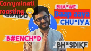 The Art Of Bad Words Roasting Carryminati Roasting Gabbar Talk