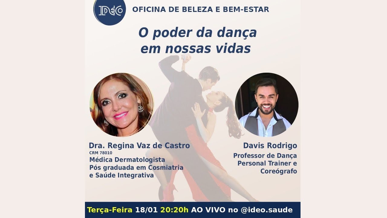 #105 - O poder da dança. Live de 18/01/22 com Prof. Davis Rodrigo.