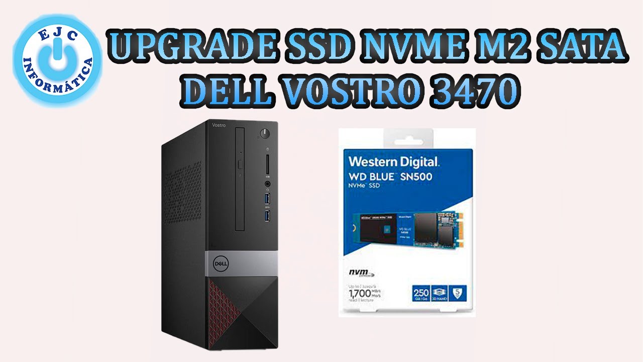 Upgrade SSD Dell Vostro 3470 - YouTube