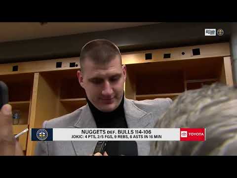 Nikola Jokic on his ejection from tonight’s game vs. the Bulls 🗣️