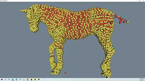 VTK Python Test - DensifyPoints - horse