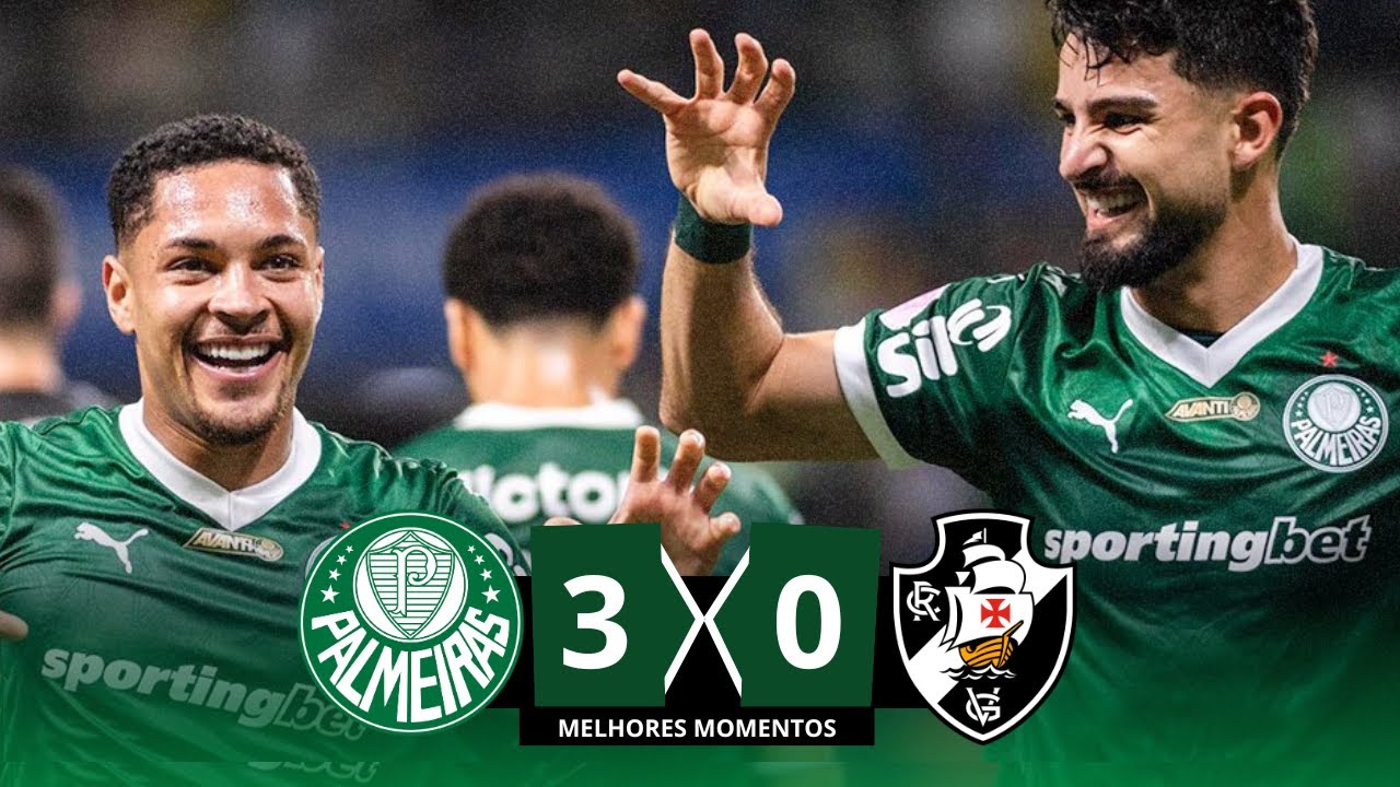 Palmeiras 3 x 0 Vasco | Gols e Melhores Momentos | Brasileiro 2025 ...