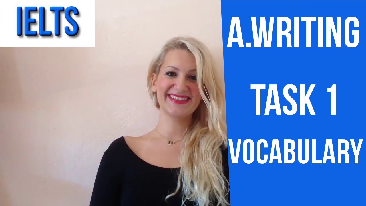 IELTS A.Writing TASK 1: Useful Vocabulary for HIGH SCORE- english video