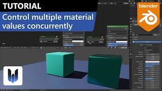 Famous Blender tutorial: Control multiple materials values concurrently Profile
