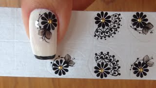 How to apply nail stickers