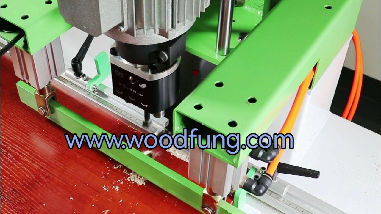 MZ6415 woodworking minifix hinge drilling boring machine working