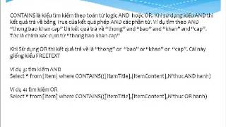 Full-text Search trong MS SQL Server