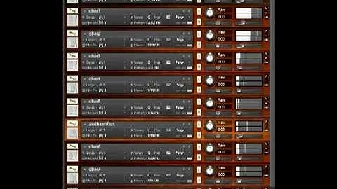 Organatron for kontakt (Hammond m100 