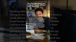 Work from Home Opportunities: Earn $600 or More Weekly | Flexible Remote Jobs
