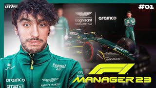 DÉBUT DE L'AVENTURE ET ÇA COMMENCE BIEN ! - Carrière Aston Martin F1 Manager 23 #01