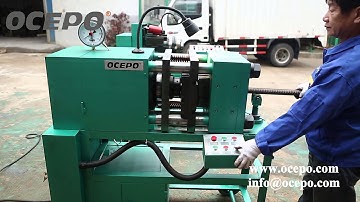 forging on16-40mm upset machine