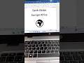Draw a Earth Globe (Europe & Africa) in MS Word Using Just a Keyboard Shortcut! #map #earth
