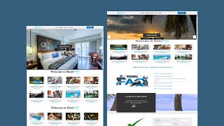 Complete Responsive Hotel booking Website Design Using HTML - CSS - JavaScript | Step By Step