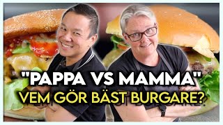 Mamma Poon vs Pappa Poon | VEM Gör Bäst Hamburgare?