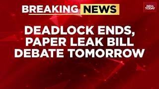 Parliament Deadlock Ends: Govt vs. Oppn Debate on Anti-Paper Leak Bill in Lok Sabha Tomorrow