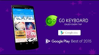 GO Keyboard - Google Play Best App of 2015 screenshot 1
