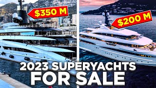 RIDICULOUS Expensive Superyachts For Sale  2023 Update