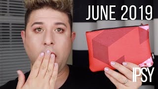 JUNE 2019 IPSY GLAM BAG UNBOXING AND REVIEW (Try-On Style) | Brett Guy Glam