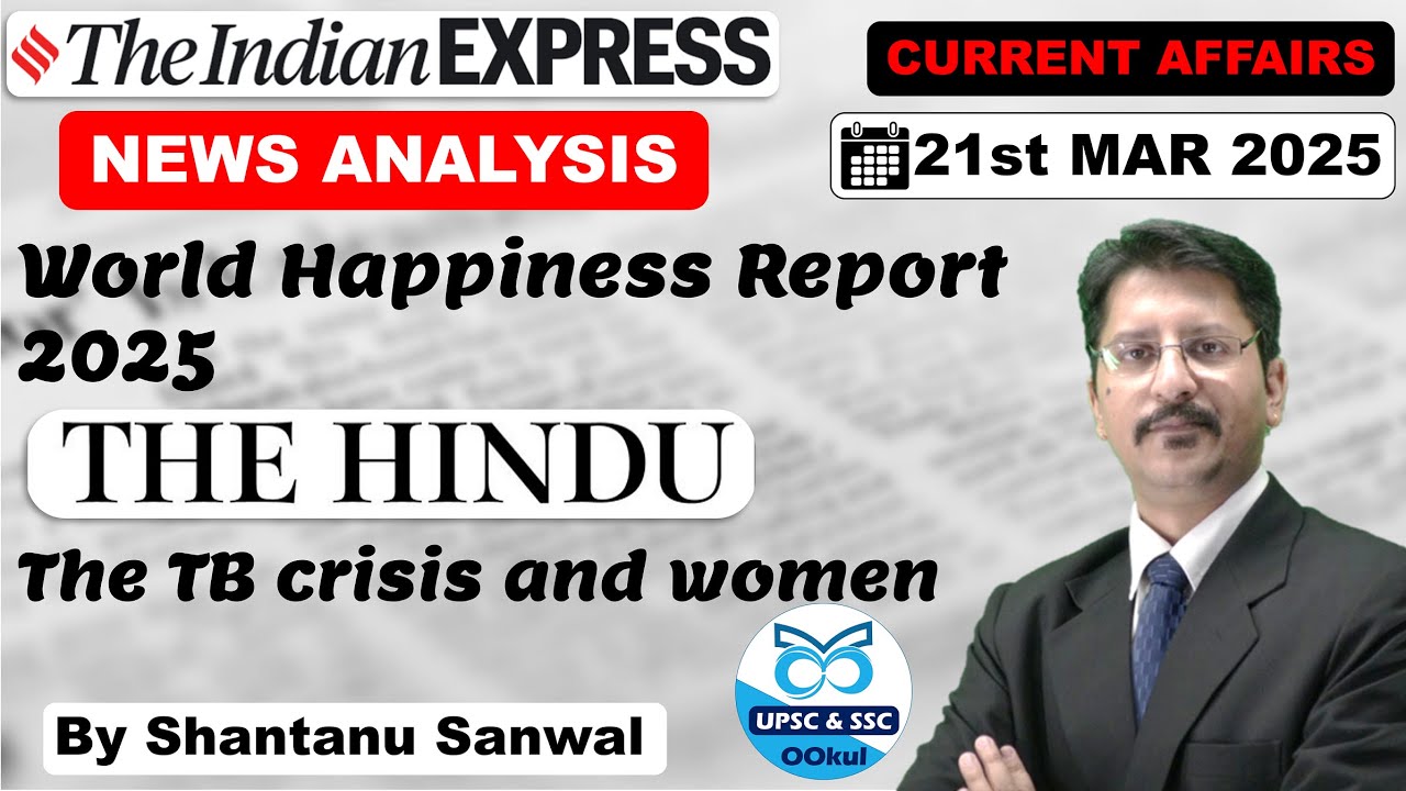 Indian Express Newspaper Analysis | 21 MARCH 2025 | Indian Express ...