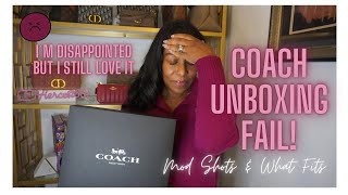 COACH UNBOXING FAIL!!! | COACH ROGUE TOP HANDLE | #COACH