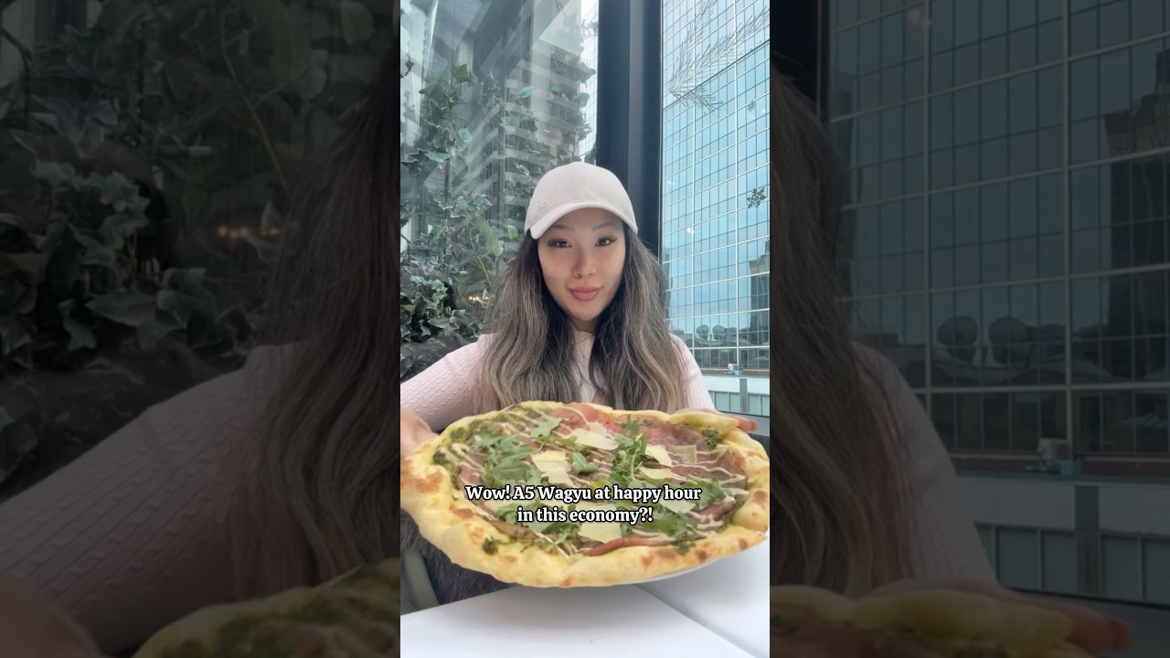 INSANE Happy Hour in Vancouver: $32 A5 Wagyu & $2.50 Oysters?! 🤯 | Black + Blue Food Review