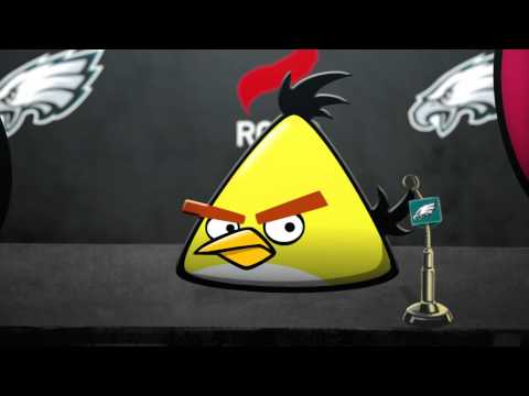 Angry Birds join Philadelphia Eagles