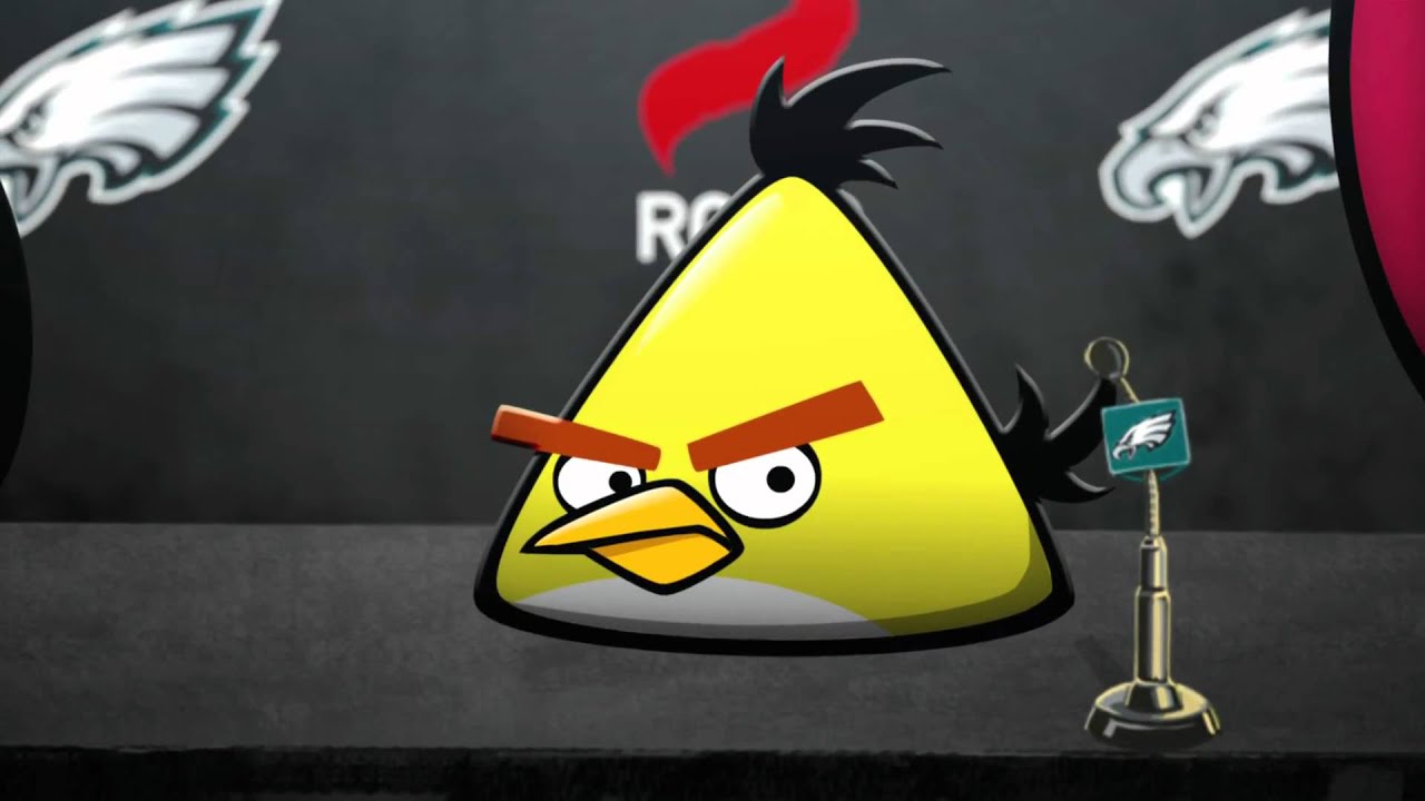 Angry Birds join Philadelphia Eagles - YouTube.
