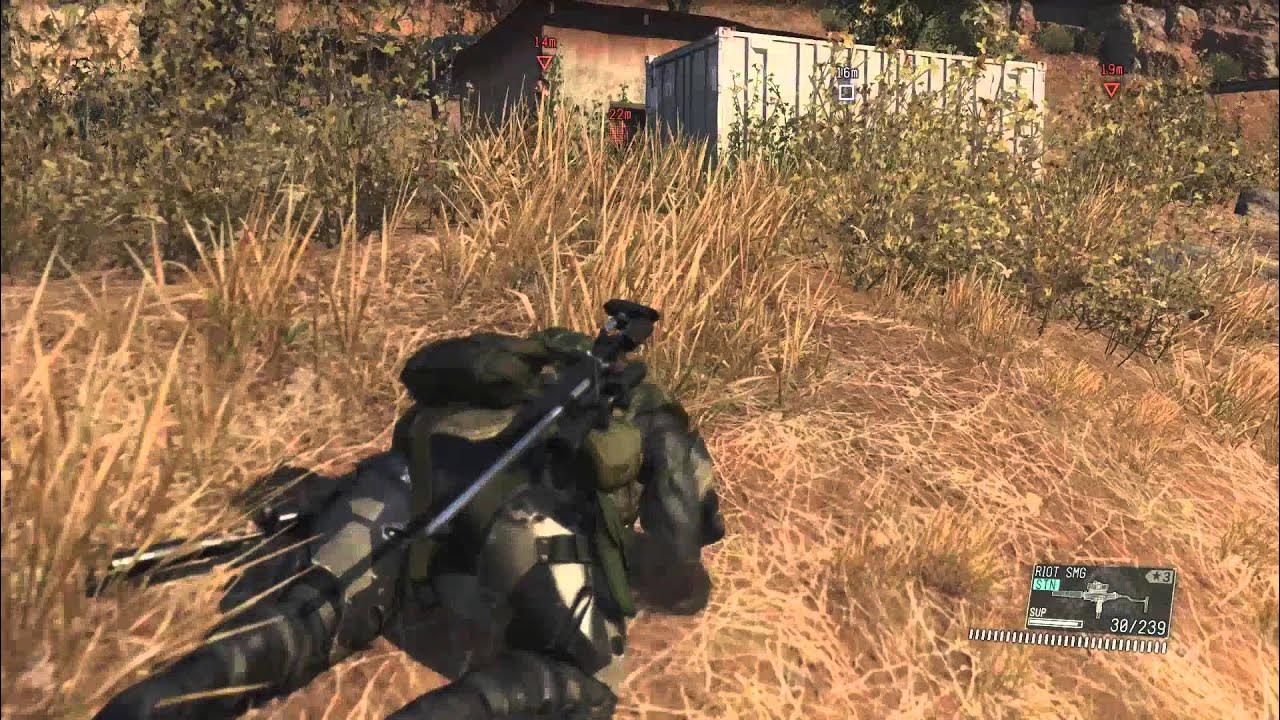 Metal Gear Solid 5 [Side Op 110] Extract Materials Containers YouTube