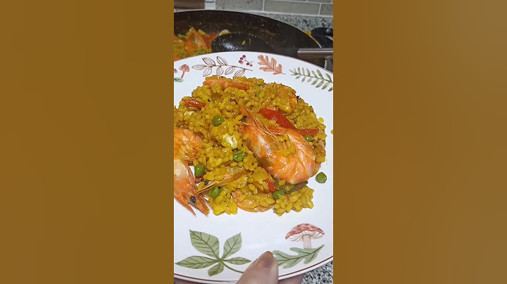 🥘 PAELLA DE MARISCO 👌 receta rápida 💨